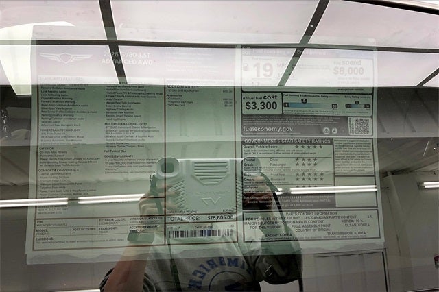 2026 Genesis GV80 3.5T ADVANCED